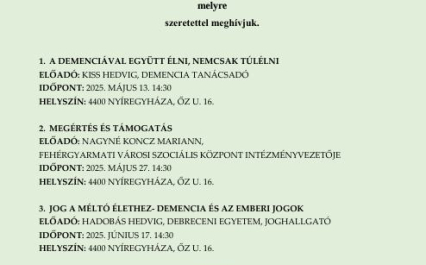 „Kéz a kézben az emlékezetért” rendezvénysorozat